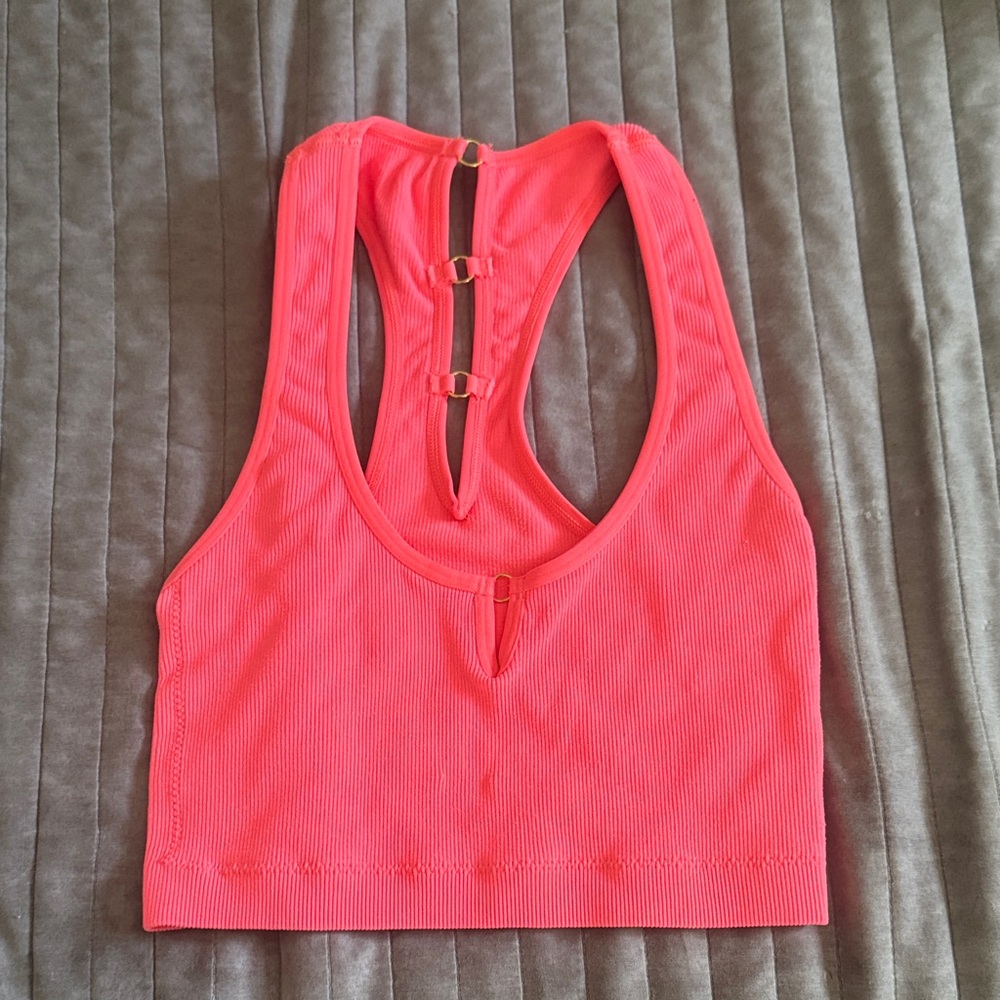 Aerie Neon Pink Sports Bra